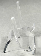 HQRP-Crystal 3" Acrylic Display Stand Pedestal for Crystal Heart / Slice / Slab and other Stones - size: 3"