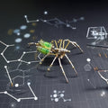 Mechanical Metal DIY 3D Insect Brass Puzzle Model Kits Puzzle for Adults, Steampunk Electric Mechanical, Assembly DIY Gift Craft Hobby for Men for Family and Friends(Gatling Spider) - style: Gatling Spider