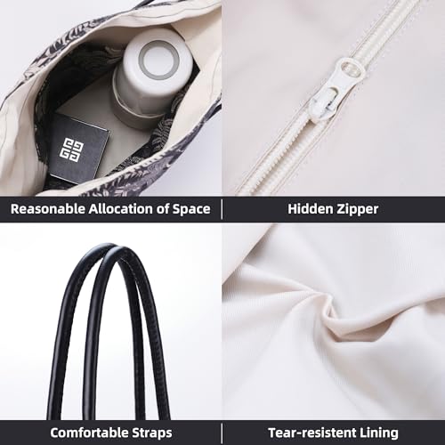DGAZ Designer Hobo Bags for Women, Luxury Tote Bag with Zipper, Large Shoulder Bags - color: Dark Fragrance