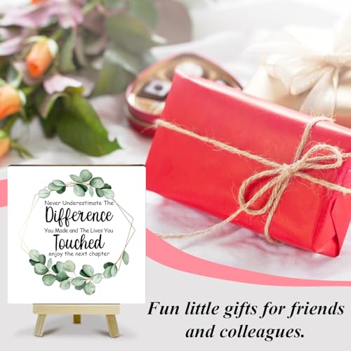 Office Decor for Women, Cute Desk Accessories, Never Underestimate The Difference You Made Inspirational Desk Decor, Funny Office Gifts for Coworkers, Boho Office Cubicle Decor (MP05) - color: MP05