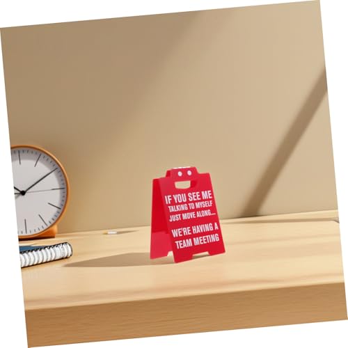 Angoily Cute Acrylic Desk Riser Stand for Office Decor Decorative Display Stand for Home Workspace and Elegant Acrylic Material Fun Desk Essential for Women and Colleagues