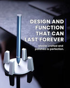 novium Hoverpen - Luxury Pen for Men & Women, Vertically Standing Executive Ballpoint Pen with Top Grade Free-Flowing Ink Refill, Metal Made, Unique Gifts, Luxury Pen for Men, Mens Gifts Ideas - color: Midnight Blue