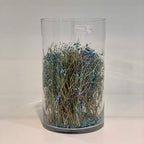 WGV Cylinder Vase, Width 7", Height 12", Clear Wide Large Diameter Flower Glassware, Floral Container, Planter Terrarium for Wedding Party Event, Home Accent Decor, 1 Piece - size: 7"x12"H