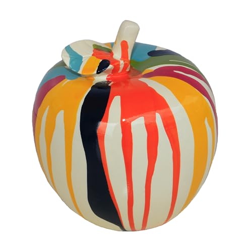 Colorful Apple Autumn Decorations, Resin Apple Sculptures, Medieval Modern Coffee Table, Living Room, Kitchen, Funky Home Decor, Womens Gift - color: Fluid