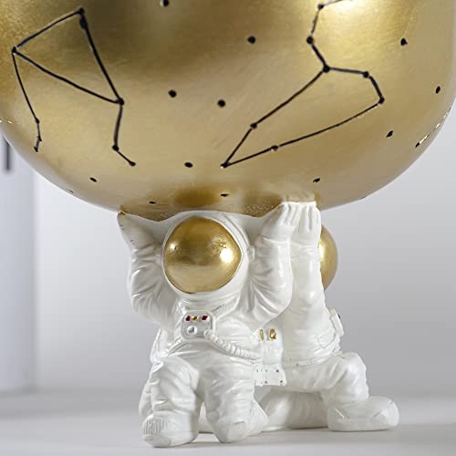 BUTILIVEEN Astronaut Decorative Bowl for Sundries, Spaceman Candy Bowl, Key Holder and Jewelry Storage Box, Astronaut Decor, Gifts for Spaceman Lover, Resin, 5.09" W - style: Key Bowl