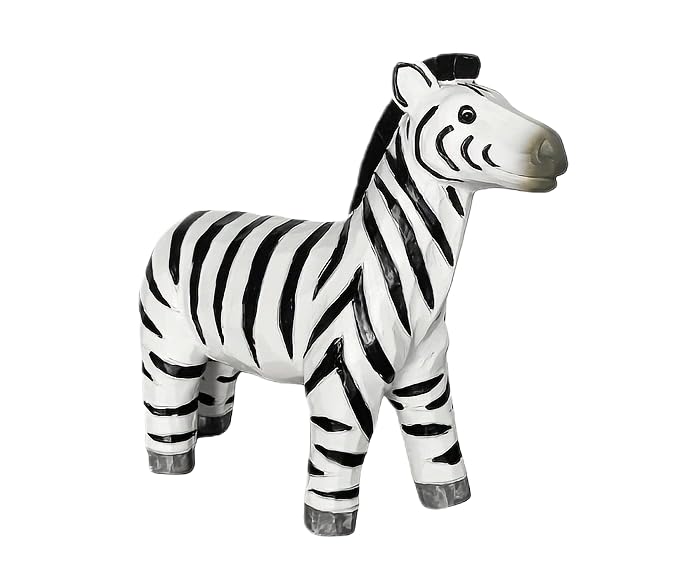 Zebra Statue Decor Wild Life Resin Zebra Figurine for DIY Fairy Garden Moss Landscape Crafts Party Decor, Great Gifts, Wildlife Animal Collection, Cake Topper, African Animal Sculptures Decor - color: Zebra