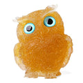LAIDANLA 2.4" Citrine Owl Figurine Natural Healing Crystal Cute Owl Animal Statue Pocket Sculpture Reiki Spiritual Energy Gemstone Home Office Room Desk Decor Gifts - color: L-citrine