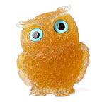 LAIDANLA 2.4" Citrine Owl Figurine Natural Healing Crystal Cute Owl Animal Statue Pocket Sculpture Reiki Spiritual Energy Gemstone Home Office Room Desk Decor Gifts - color: L-citrine
