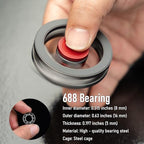 Magnetic Phone Stand & Fidget Spinner Combo– Hands-Free Holder for iPhone 12-17/MagSafe Cases – Dual Magnetic Rings, Strong Adhesion, Stress Relief Accessory for Home/Office/Travel/Gym