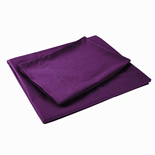 Sfoothome Purple Queen Sheets Set - Hotel Luxury 4-Piece Bed Set, Extra Deep Pocket, 1800 Series Bedding Set, Wrinkle & Fade Resistant, Sheet & Pillow Case Set (Queen, Purple) - color: Purple-4 Pieces, size: Queen