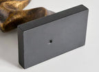 Decorative Modern Abstract Profile Sculpture, Contemporary Home Decor Resin Statue on Black Base