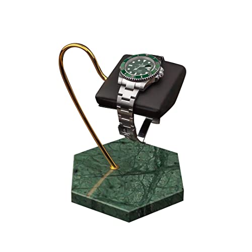 LYS&LYX Watch stand watch display stand watch holder watch Handcrafted watch holder (Green/Glod/Black) - color: green/glod/black