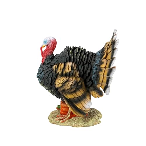 Design Toscano QM2373100 North American Turkey Statue,full color,Small