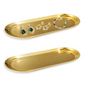 Stainless Steel Perfume Tray, Gold, 10" - 2 Pack - color: Gold, size: 10"