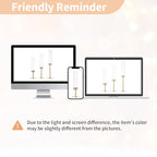 Nuptio Glass Hurricane Candle Holder: Set of 6 Gold Candlestick Holders - Long Stem Taper Candleholders for Christmas Tabletop Centerpiece Fireplace Decor Cylinder Candle Stand Windproof 14" 16" 18" - size: 14 & 16 & 18 in