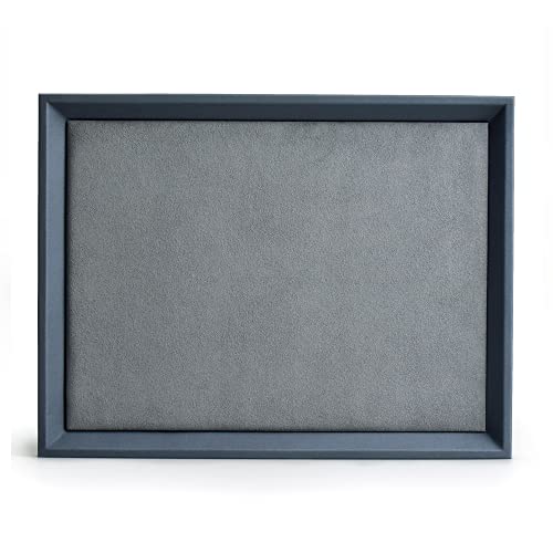 Oirlv Premium Leather Flat Jewelry Tray Jewelry Display Organizer Plate,Catchall Tray, Nightstand or Dresser Organizer(Large) - size: Large