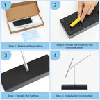 CulinaryEdge Kinetic Energy Sculpture Sticks – Battery Powered Motion Desk Toy, Elegant Metal Physics Decor for Office and Home
