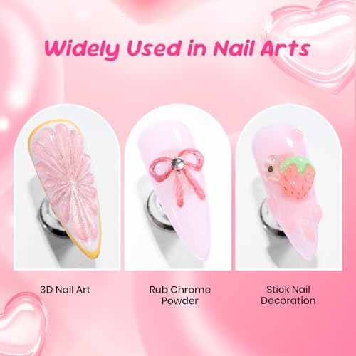 Beetles Pink 3D Nail Sculpting Gel for 3D Gel Nail Art, 15ml Professional Pink Sculpt Gel Easy One-Step Shaping No Wipe U V/LED Cure for DIY Salon Gifts for Women - color: 4-Pink 3D Gel Nail Art