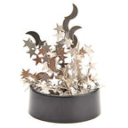 PowerTRC Magnetic Desktop Sculpture (Moons and Stars) | Mini Magnetic Art Decoration for Desktop | Fun Stress Relief Office Gift (2 Packs) - style: 2 Sets