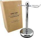Parker Safety Razor, The Adjust-O-Stand, Adjustable Safety Razor & Shave Brush Stand, Simple to Customize to fit Any Size Shave Brush - PATENT PENDING