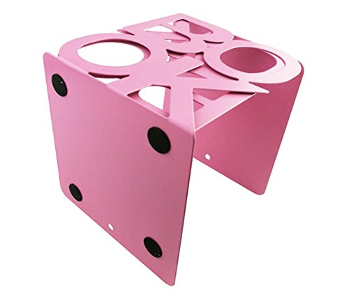 Winterworm Cute Fashion Book Style Nonskid Bookends Art Bookend Home Office Kitchen Book Shelf (Pink) - color: Pink