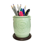 Wrapables Gifts & Décor 4.5 Inch Chinese Dragon & Phoenix Ceramic Vase