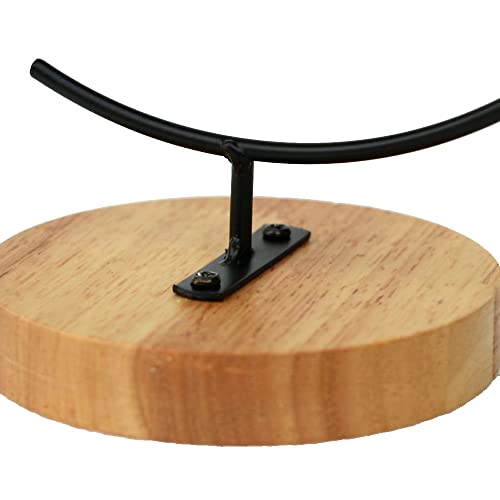 Ornament Display Stand Holder Iron Hanger for Chrismas Hanging Glass Globes (C Shape 1 Pcs)