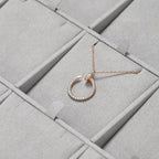 Microfiber 4 Slots Jewelry Pendant Display Tray Jewelry Necklace Organizer Display Tray(Gray) - size: 5.49" x 5.5" x 0.78"