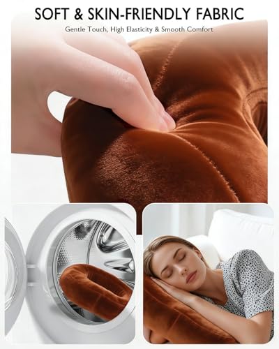 Miledi Tablet Pillow Stand, Compatible with 4.7"-12.9" Kindle, iPad, Phone/Tablet, 360° Rotating Phone Holder for Bed, Detachable Bowl, Reading and Relaxation on Bed (Terracotta) - color: Terracotta