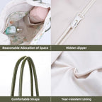 DGAZ Designer Hobo Bags for Women, Luxury Tote Bag with Zipper, Large Shoulder Bags - color: Orchid Grass