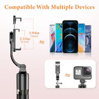 62" Aluminum Alloy Selfie Stick Phone Tripod with Wireless Remote Compatible with iPhone 17 16 15 14 13 pro Xs Max Xr X, Android/Samsung Smartphone Expandable for Travel Selfies Video Recording Vlog - style: Black(61 inch)