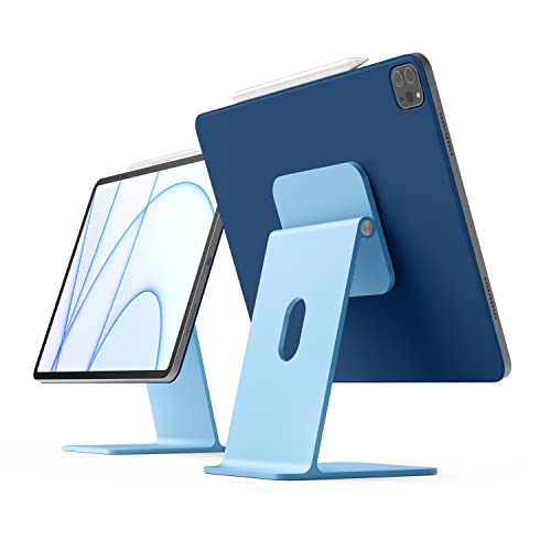 elago Premium iPad Magnetic Stand Designed for iPad Pro 12.9"(5th, 4th Gen), 11"(3rd, 2nd Gen), Air 10.9"(5th, 4th Gen), Mini 8.3"(6th Gen, A17 Pro), 10.9"(10th Gen) [Light Blue] - color: Light Blue