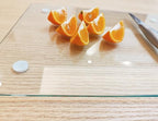 Tempered Glass Cutting Board – Long Lasting Clear Glass – Scratch Resistant, Heat Resistant, Shatter Resistant, Dishwasher Safe. - color: Glass