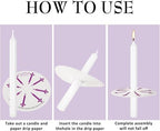 100 pcs Church Candles with Drip Protectors for Devotional Candlelight Vigil Service, Unscented White 5" H X 1/2" D, No Smoke, Shabbat, Praye - color: 100 White Color