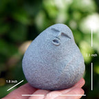 Cute Stone Primitive Man Figurine: Funny Stoneman Statue for Outdoor Decor, Carving Face Garden Home Decoration Fish Tank Ornament - Stone Man C - style: Stone Man C