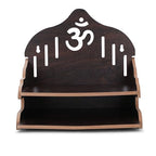 Wooden Wall Mounted Hanging Puja Temple|Wooden Mandir| Pooja Stand |Pooja Mandir for Home& Office|Temple for Festivals| Gifting Purpose - size: Double Stand Wooden Temple