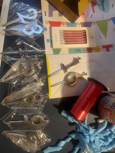 The Metal Magician Number Candle Holder Set (0-9) | Silver | Brillante | Gifts | Candleholders | Recycled Aluminum | Handmade in India - size: Set Of 1