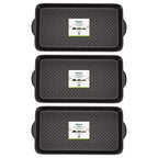 Matace 3 Pack Rubber Small Boot Tray for Entryway,Boot Mat,Shoe Tray,Shoe Mat for Indoor and Outdoor Use, 27.95"x 15.74" (Pack of 3) - size: 29.5"L x 15.7"W x 1.2"Th (Pack of 3)