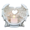 Norrclp Angel Wings Tealight Candle Holders, Prayer Candle Holder Memorial Gifts Angel Wings Home Decor (LED Tea Light and Cup Included) FD08859417