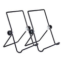 MOACC Tablet Stand, Portable Foldable Tablets Multi-Angle Non-Slip Adjustable Metal Holder Cradle Fit for 9-12.9 inch Tablet PC, Pad (2 Pack)
