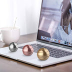 Kinetic Spinner Desk Toy, 1.54'' Stress Relief Desk Toys Ball, Anti Anxiety Desk Gadgets Sensory Toys for Adults Women Men, Birthday Christmas Day Gift (39MM, Gold) - color: Gold