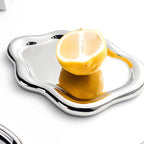 Ceramic Jewellery Dish Trinket Dish Jewelry Tray Cloud Shape Perfume Tray Rings/Earrings/Bracelets/Watch/Keys Tray for Valentine's Day//Mother's Day/Birthday Gift (Silver) - color: Silver