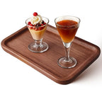 7.8in Small Wood Tray, Rectangular Small Trays Decorative, Wooden Tray for New Year Table Trays Decor, Kitchen, Home Decoration