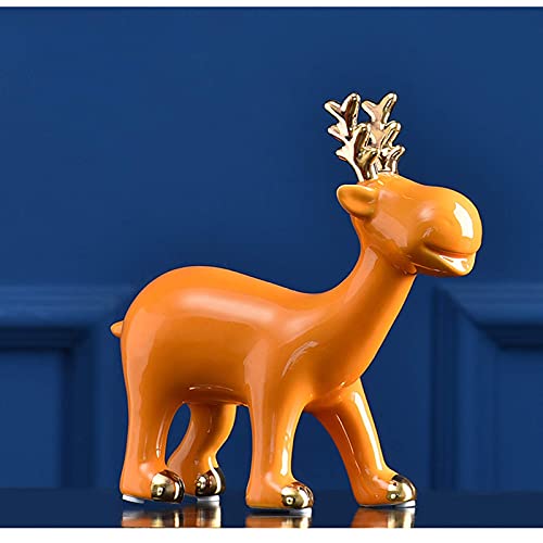 Light Luxury Style Creative Dia Living Room Ceramic Simple Modern TV Wine Cabinet Jewelry Object Crafts Bookshelf Desktop Decoration (Color: C) (F)