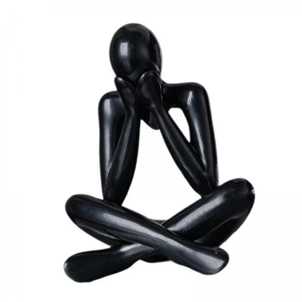 2X Unique Abstract Sculpture Figurine for Decor