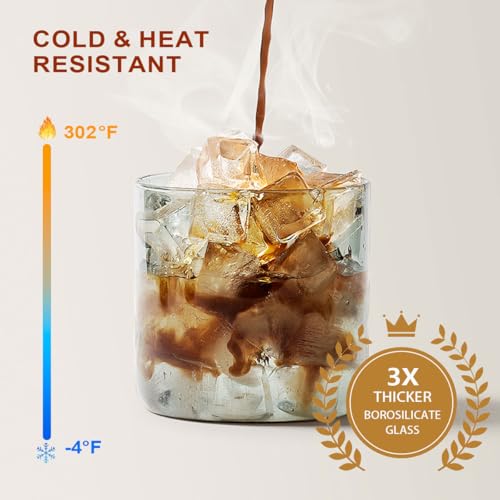 Ankou Glass Coffee Canister 900ml x 2 Jar, Airtight Food Storage Container with Pop Lid, Kitchen High Borosilicate Glass Contianers For Tea Coffee Bean Sugar - color: 900ml * 2 Coffee