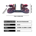Berserk Bookends，Bookends Ornament Dragon Slaying Knife Bookstop ，Resin Non-Slip Suitable for Reading Desk Home Decoration
