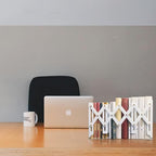 Metal Bookends, Book Ends for Heavy Books, Adjustable Book Holder for Shelves, Book Stopper for Home/School/Office, Extends up to 19 inches, White - color: White-new
