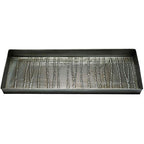 HF by LT Birch Forest Pattern Metal Boot Tray, 30 x 13 inches, Antique Zinc Finish