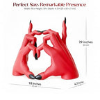 Devil Hands Gothic Resin Statue – Romantic & Alternative Unique Gift for Halloween or Valentine’s Day, Dark Home Decor – Design Patent Pending